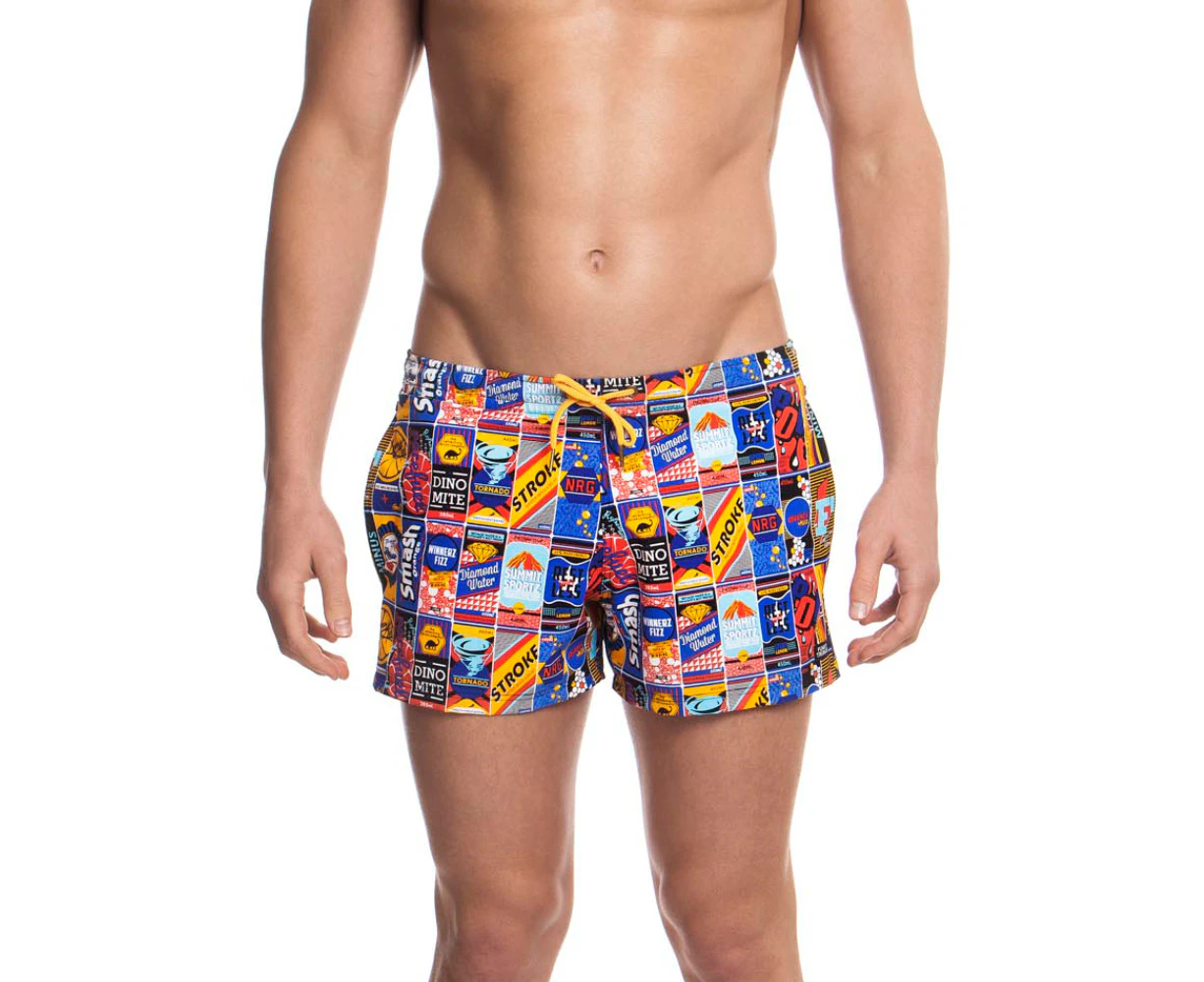 Funky Trunks Men's Buzz Suit Shorty Shorts - Multi - Multi