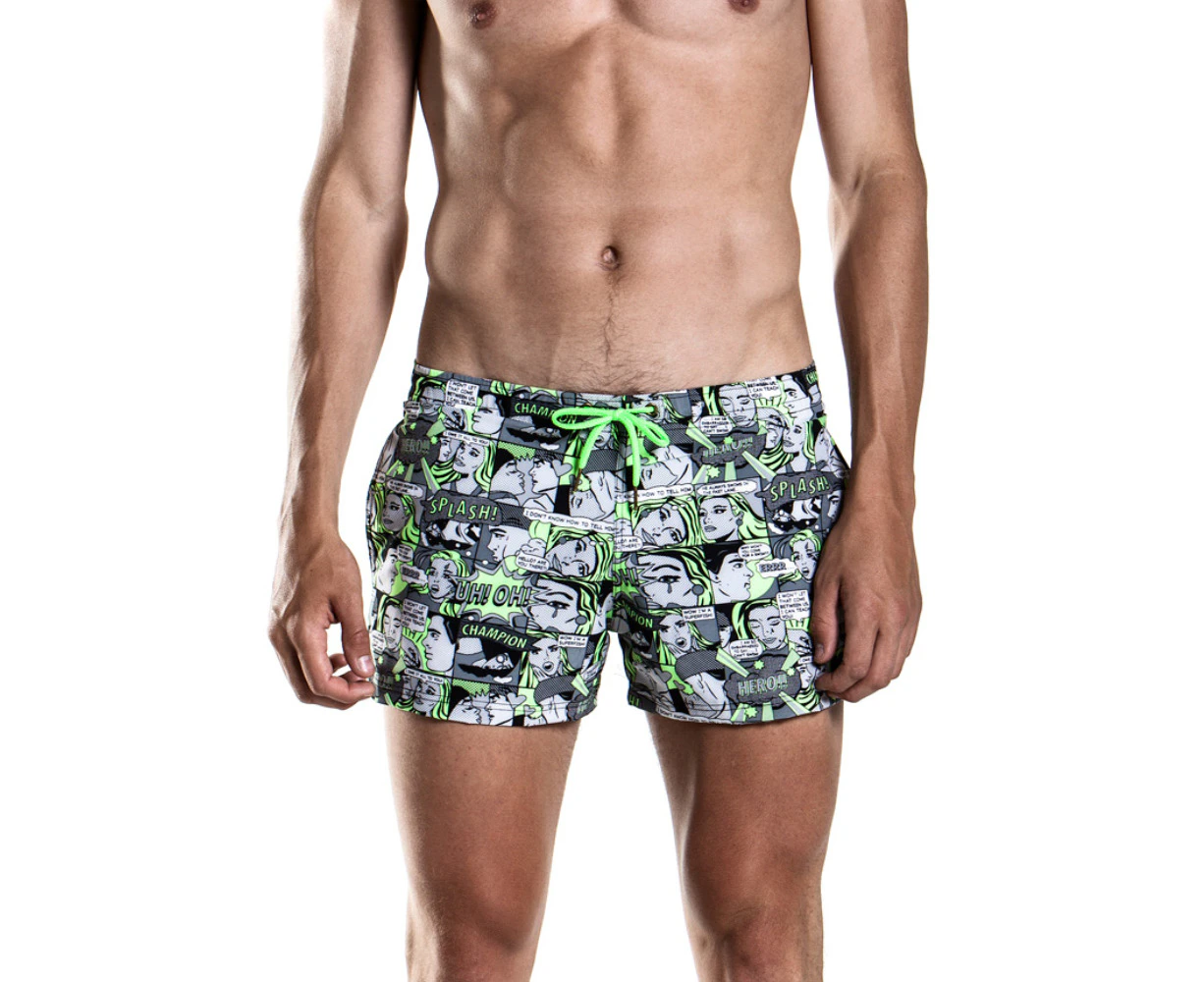 Funky Trunks Men's Swim Hero Shorty Shorts - Multi - Multi