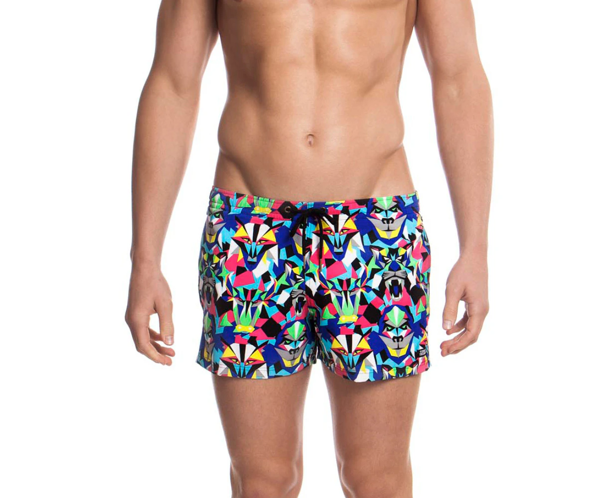 Funky Trunks Men's Primal Predator Shorty Shorts - Multi - Multi