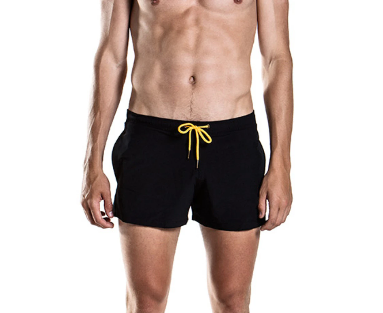 Funky Trunks Men's Still Black Shorty Shorts