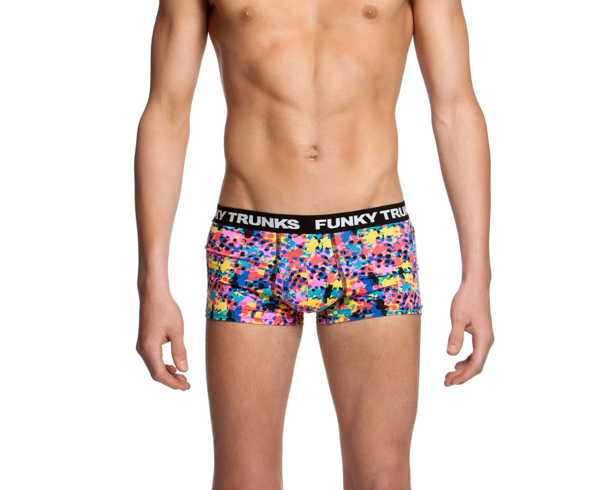 Funky Trunks Boy's Paintballs Underwear Trunks - Multi