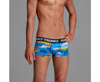 Funky Trunks Boy's Beach Bum Underwear Trunks - Blue