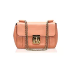 Chloe Preloved Elsie Leather Crossbody Bag Womens Pink - Designer - Pre-Loved