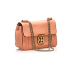 Chloe Preloved Elsie Leather Crossbody Bag Womens Pink - Designer - Pre-Loved