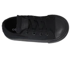 Converse Toddler Chuck Taylor All Star Low Top Sneakers - Black Monochrome