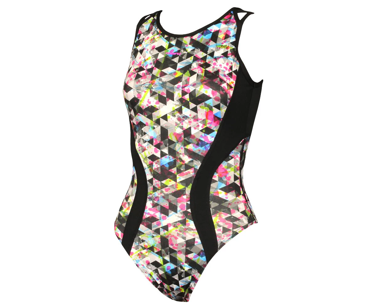 Maru Girls Prism Pacer swimsuit - Multi - Multicoloured