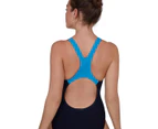 Speedo Women's Tech Placement Medalist Swimsuit - True Navy / Pool - Blue