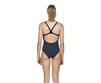 Arena Women's Solid Swim Pro Swimsuit - Navy / White - Blue