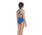 Arena Girl's Solid Swim Pro Swimsuit - Royal Blue / White - Black