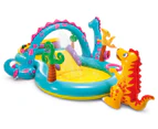 Intex 3.02x2.29m Dinoland Kids Swimming Pool Water Game Play/Spray/Slide Centre