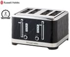 Russell Hobbs 4-Slice Structure Toaster - Black RHT334BLK video