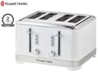 Russell Hobbs 4-Slice Structure Toaster - White RHT334WHI 1