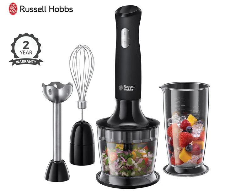 Russell Hobbs 500W Desire Hand Blender - Matte Black RHSM5BLK