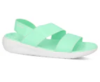 Crocs Women's LiteRide Stretch Sandals - Neo Mint/Almost White