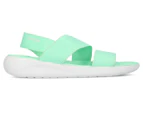 Crocs Women's LiteRide Stretch Sandals - Neo Mint/Almost White