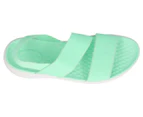 Crocs Women's LiteRide Stretch Sandals - Neo Mint/Almost White