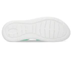 Crocs Women's LiteRide Stretch Sandals - Neo Mint/Almost White