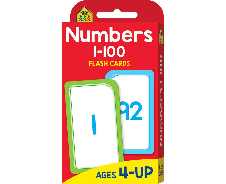 Numbers 1-100 : School Zone Flash Cards | Catch.com.au