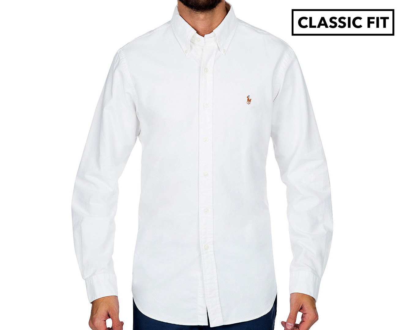 Ralph Lauren Men's Classic Fit Shirt - White | Catch.co.nz