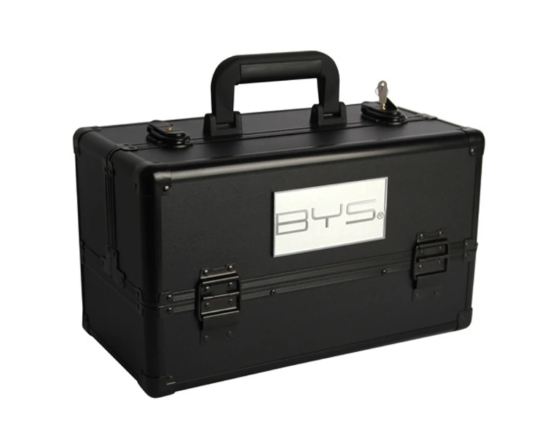 BYS Make Up Train Case - Medium with Black Trimming