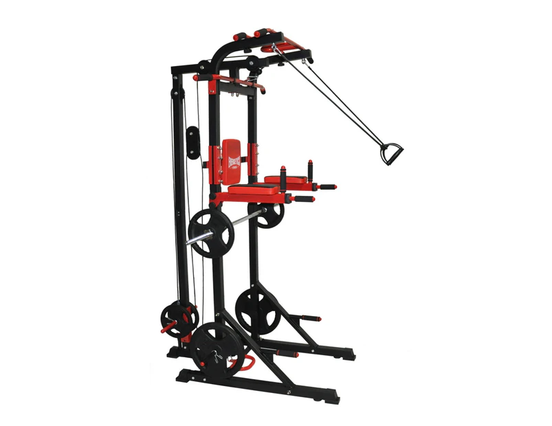 Power Tower - Power Rack - Lat Pulldown / Row Pulley / Chin Up Station / Dips