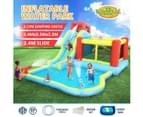 All In 1 Inflatable Water Park Water Slide Cannon Climbing Bouncer Castle 2