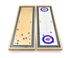 Shuffleboard & Curling 2-in-1 Game Table