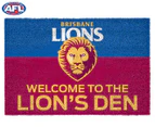 AFL Brisbane Lions Door Mat - Maroon/Yellow/Blue