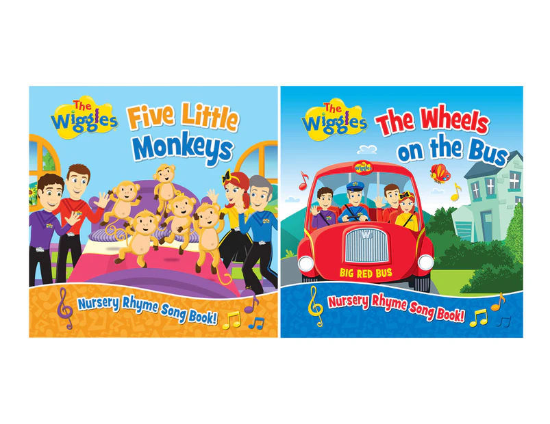 The Wiggles Song Book Pack 2 Hardback 2-Book Set