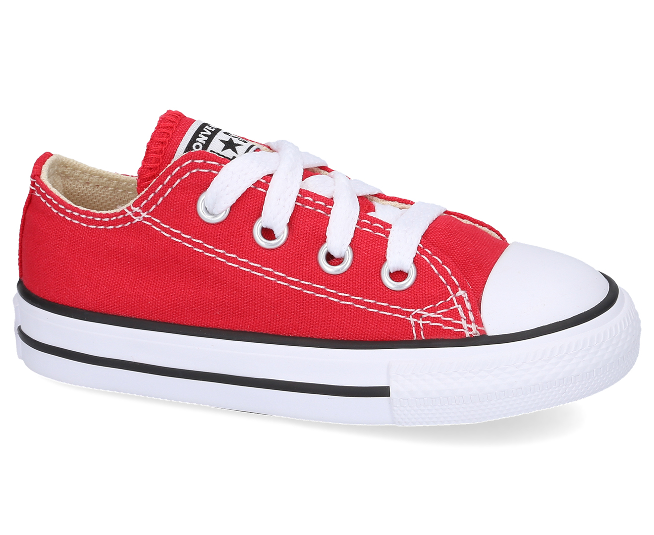 Converse Toddler Chuck Taylor All Star Low Top Sneakers - Red | Catch.co.nz