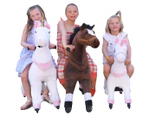 Bounce Buddies Ride-On Horse Toy - White