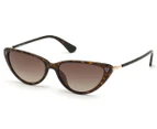 GUESS GU7656 52f Sunglasses - Dark Havana/Brown