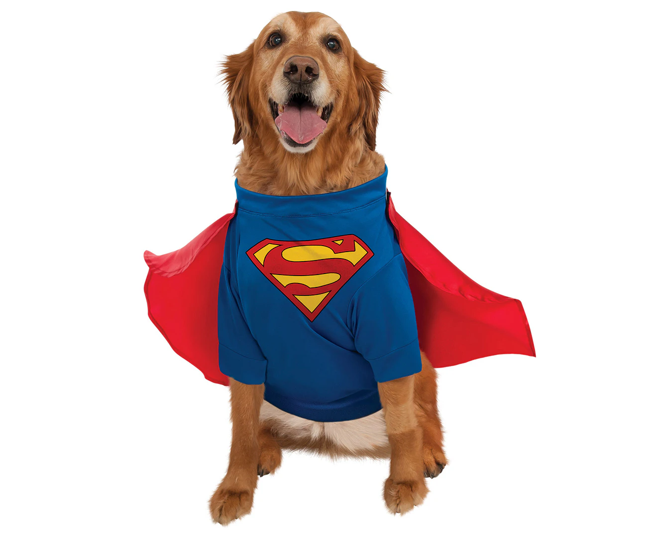 Rubie's Deerfield Superman Deluxe Pet Costume - Red/Blue