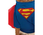 Rubie's Deerfield Superman Deluxe Pet Costume - Red/Blue