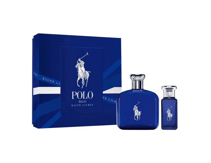 Polo Blue 125ml EDT By Ralph Lauren 2 Piece Gift Set (Mens)
