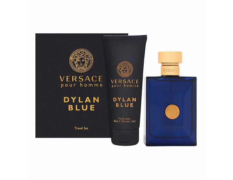 Versace Pour Homme Dylan Blue Gift Set For Men