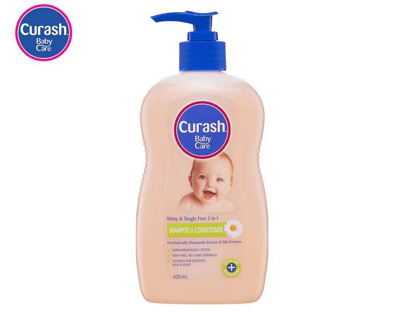 Curash Baby Care 2-in-1 Shampoo & Conditioner 400mL