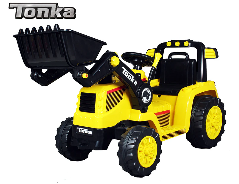 Tonka 12V Dirt Digger Electric Kids Ride On - Yellow/Black