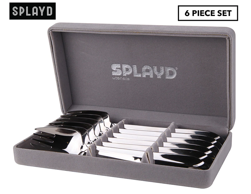 Splayd 6-Piece Luxury Mirror Finish Cutlery Set