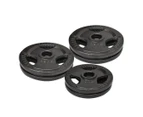 Total 40kg Olympic Cast Iron Weight Plates - 5kg x 2+ 7.5kg x 4