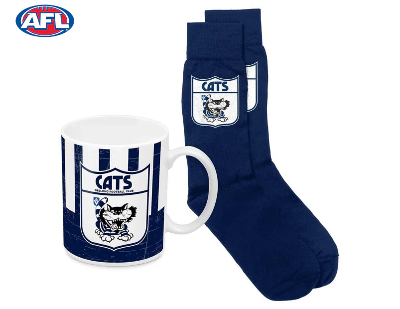 AFL Geelong Cats Heritage Mug & Sock Pack