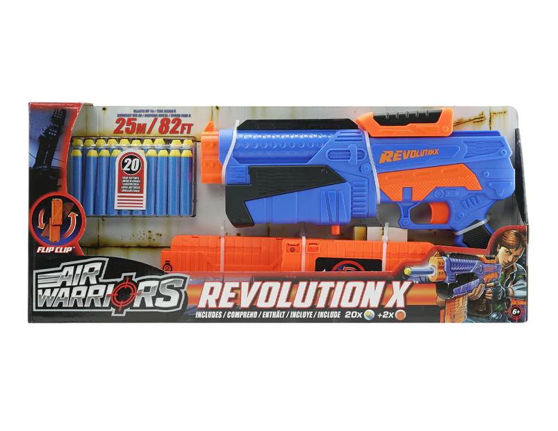 Buzz Bee Air Warriors Revolution X Blaster Kids Toy Gun