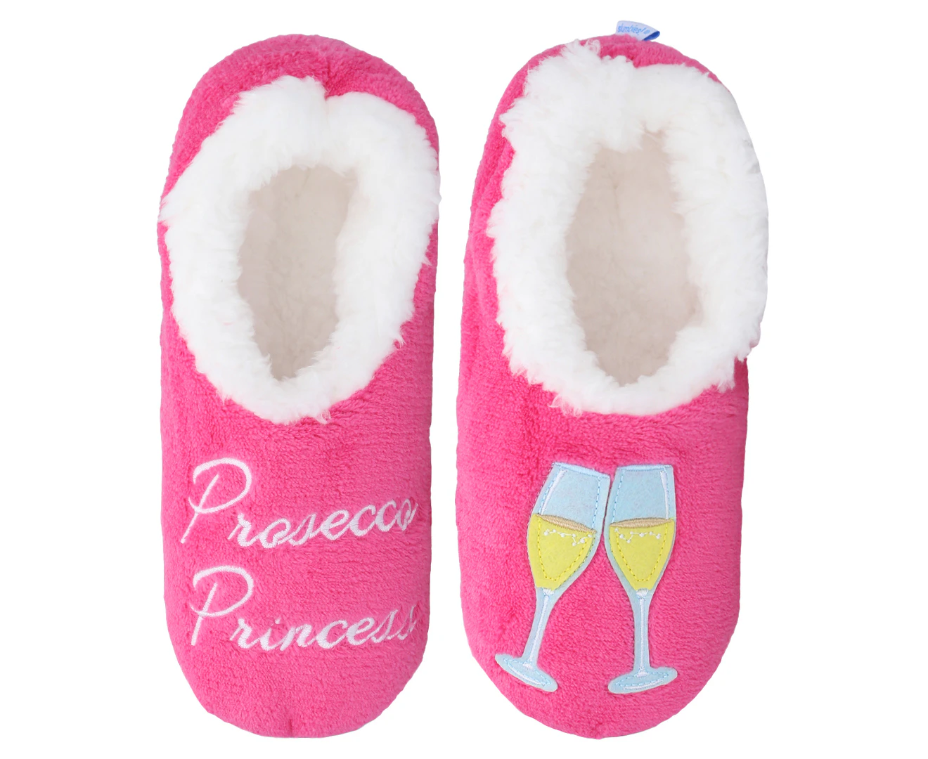 Slumbies Women's Prosecco Simply Pairables / Slippers - Pink