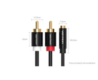 Vention 1M/2M 3.5mm Female to 2RCA Male Audio Cable For Amplifier Speaker Mixer