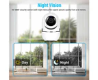 1080P WiFi IP Security Camera Wireless Indoor CCTV System Home Baby Pet Monitor White