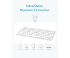 Wireless Keyboard Bluetooth and optical USB Mouse For PC LAPTOP MAC TABLET