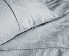 Sheridan Corniche Super King Bed Quilt Cover - Frost Grey