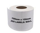 Zebra & All Direct Thermal Printer Compatible Labels 100mm X 150mm 350 Labels/roll - 54 Rolls (save 39%)