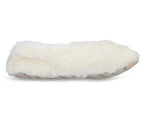 Slumbies Women's Champagne Footcoverings / Slippers - White