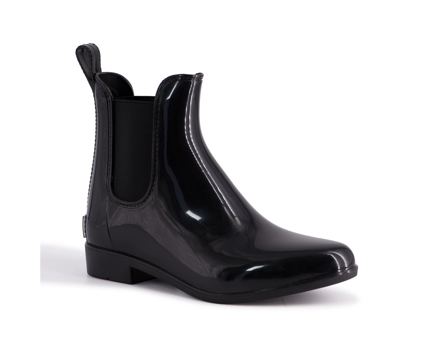 Aus Wooli Doublebay Womens Rainboots With Free Sheepskin Insole - Black